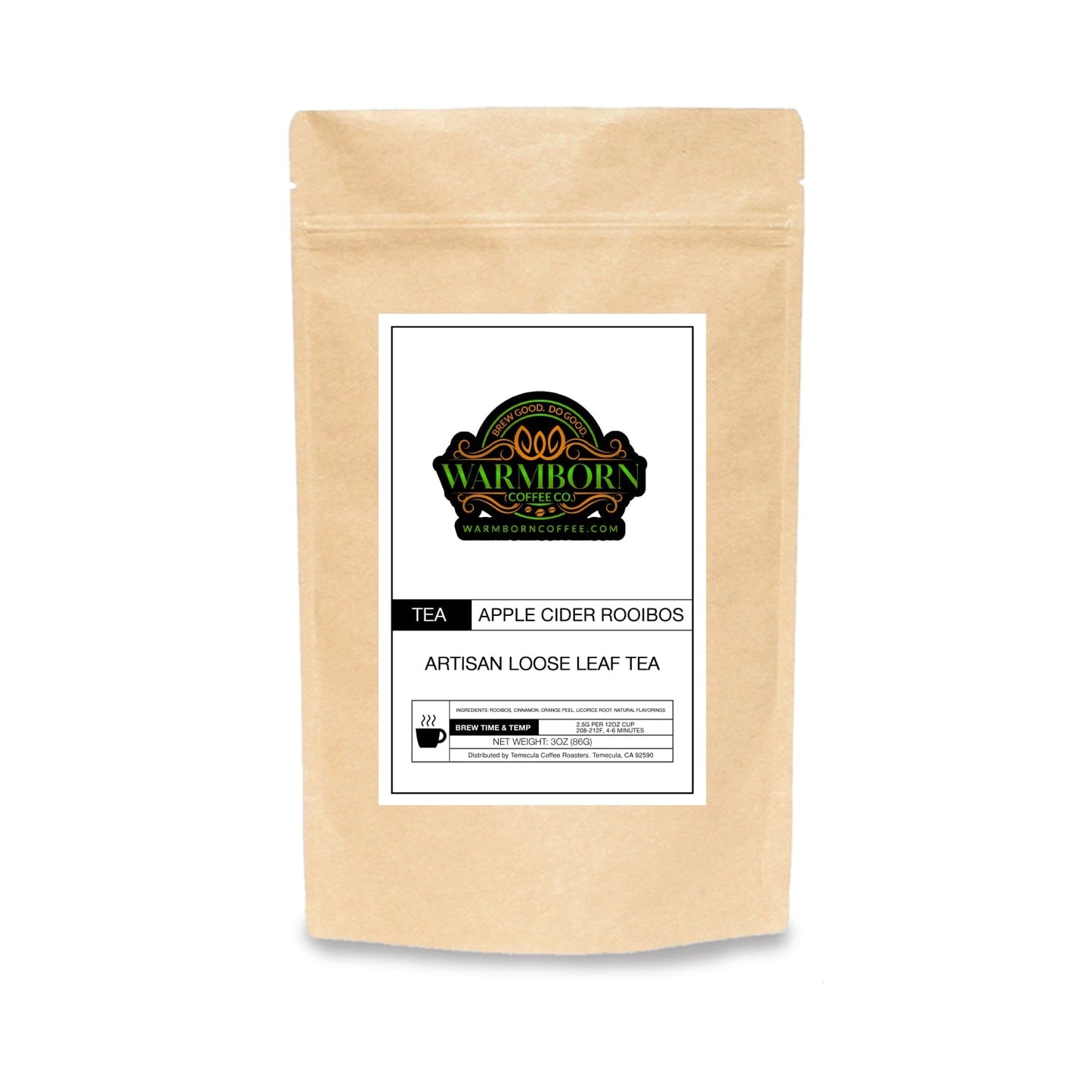 Apple Cider Rooibos Tea – Loose Leaf Warmborn™ Coffee Co.